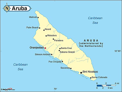 map of aruba 2