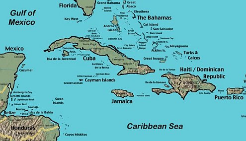 Turks and Caicos Map