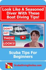 Boat diving etiquette tips for beginner scuba divers