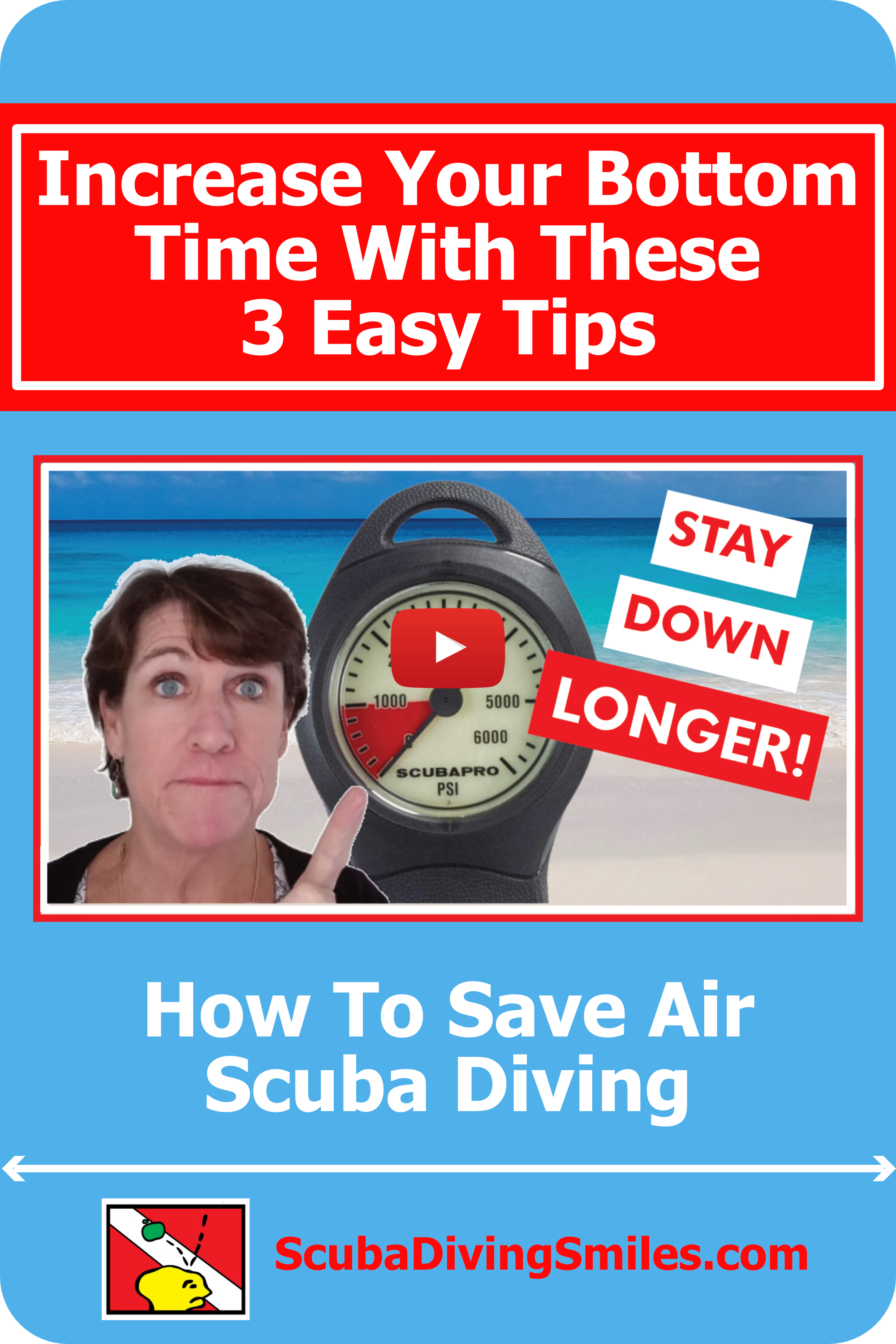 How to save air scuba diving video