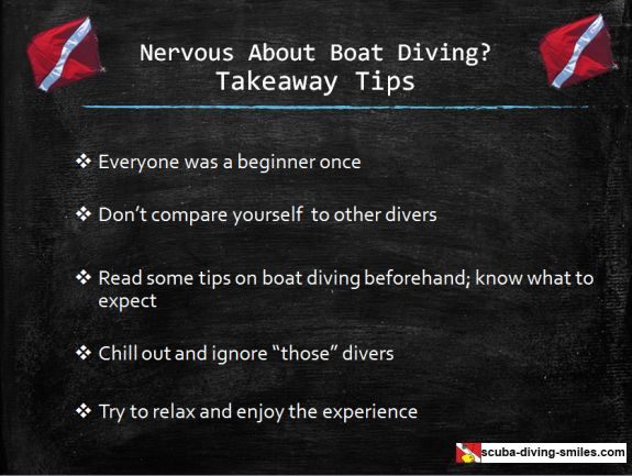 Boat diving tips