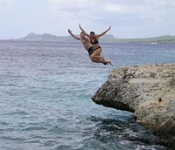 bonaire diving - oil slick leap dive site 