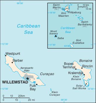 bonaire map