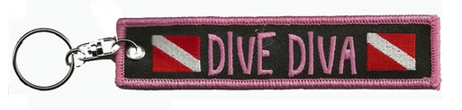 dive diva key chain women's