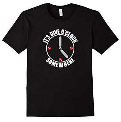 Scuba Demon Diver T-Shirt - Funny Diving Gear Tee, 100% Cotton, Men's S-5XL