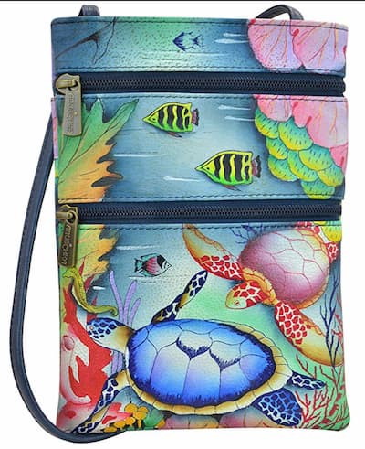 ocean themed cross body bag
