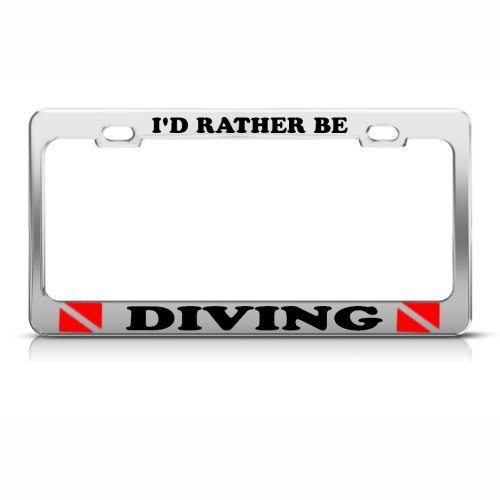 scuba diving license frame