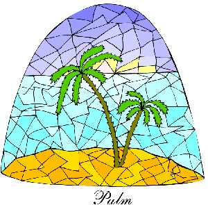 Palm tree clipart under dom Palm tree clipart under dom