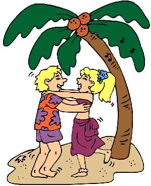 Couple dancing under palm tree in clipar Couple dancing under palm tree in clipar
