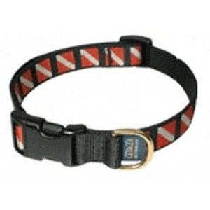 Scuba diving flag pet collar dog collar