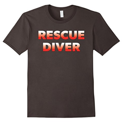 scuba diving rescue diver tshirt