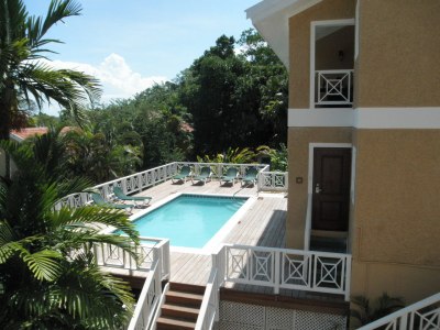 private pool for villas at Sandals Grande Riviera 