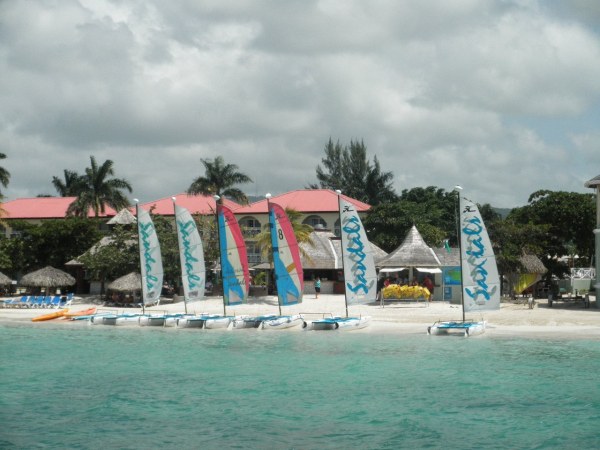 Sandals Montego Bay, Jamaica - Hobie cats included in all inclusive price