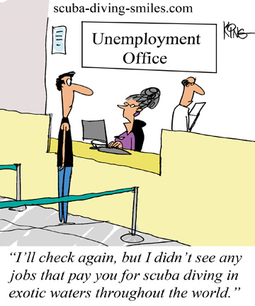 scuba diving cartoon; scuba humor