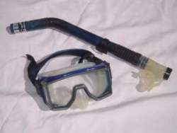 My old dive mask which served me well for 15 years. 