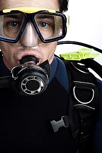 Scuba diving regulator - first stage.