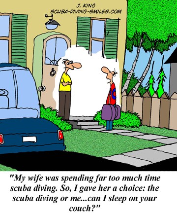 Scuba diving cartoon #2 - Uh oh