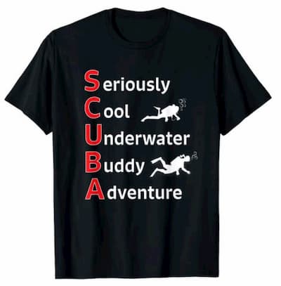 Who/'s Your Buddy Open Water MENS T-SHIRT tee birthday gift funny scuba diving