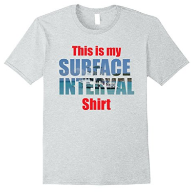 scuba diving surface interval tshirt