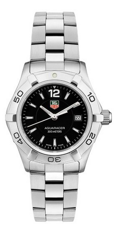 Tag Heuer women's dive watch black face