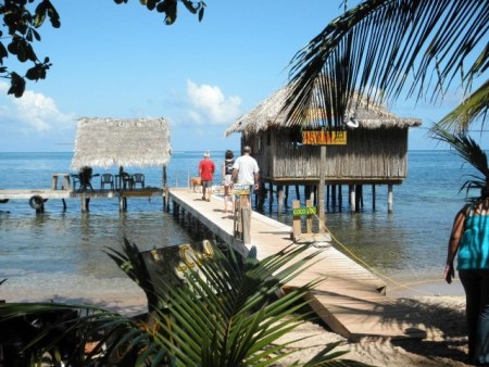 the asylum bar on roatan; also called la sirena 