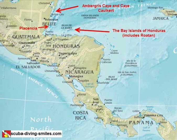 Caye Caulker Map What