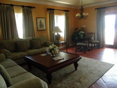 Living room of Prime Minister suite at Sandals Montego Bay